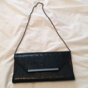 Black Sequin Evening Bag